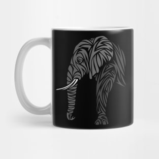 Tribal Elephant profile Mug